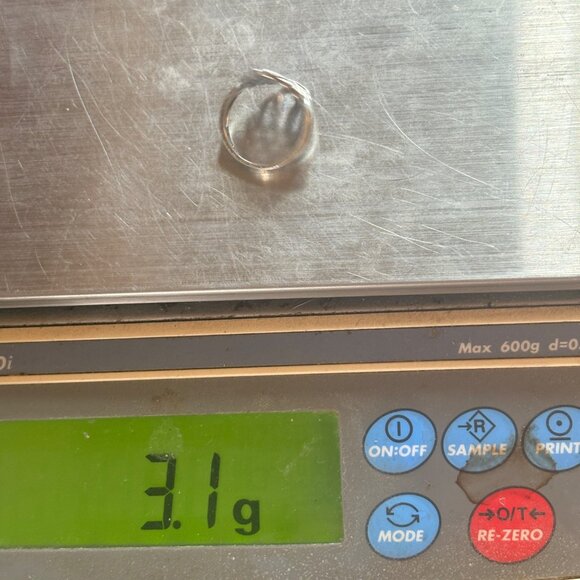 VTG Solid Sterling Silver 925 Intricate Scroll Band Statement Ring Size 7 - Picture 12 of 12